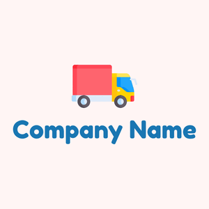 Truck logo on a Snow background - Automotive & Vehicle