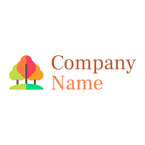Forest on a White background - Domaine de l'agriculture