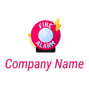 Fire alarm on a White background - Abstracto