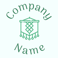 Macrame logo on a Azure background - Arte & Intrattenimento