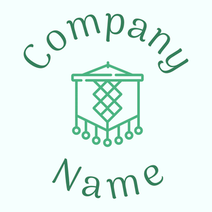 Macrame logo on a Azure background - Arte & Intrattenimento