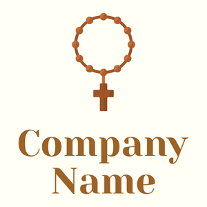 Rosary on a Ivory background - Religión