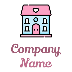 Doll house on a White background - Niños & Guardería