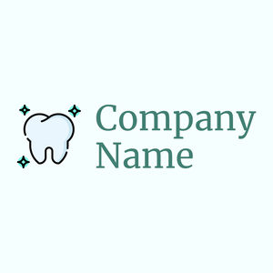 Tooth logo on a Azure background - Medical & Pharmaceutical