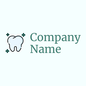 Tooth logo on a Azure background - Medicina & Farmacia
