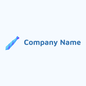 Blue Tie logo on a Alice Blue background - Moda & Belleza