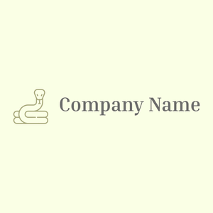 Snake logo on a Light Yellow background - Animaux & Animaux de compagnie