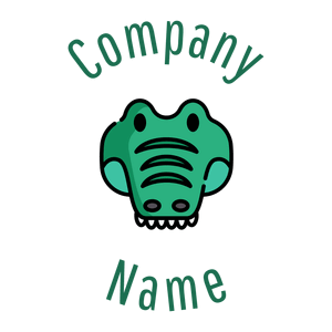 Alligator head on a White background - Tiere & Haustiere