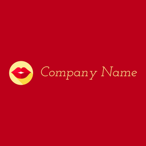 Kiss logo on a Free Speech Red background - Moda & Bellezza
