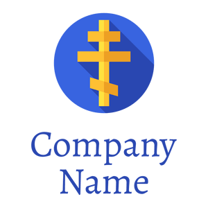 Orthodox cross on a White background - Religión