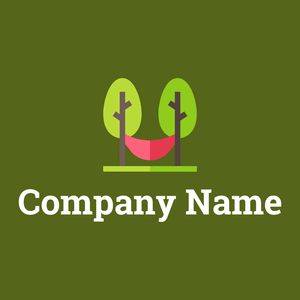 Hammock logo on a Fiji Green background - Viajes & Hoteles