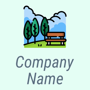 Park on a Mint Cream background - Agricultura