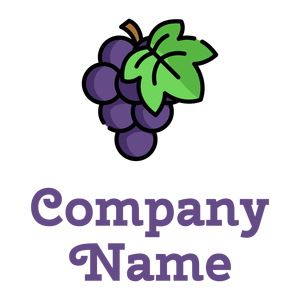 Dark Grape on a White background - Comida & Bebida