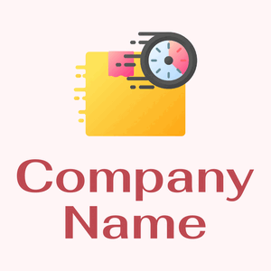 Fast delivery logo on a Snow background - Auto & Voertuig