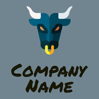 Sherpa Blue Bull on a Slate Grey background - Animales & Animales de compañía