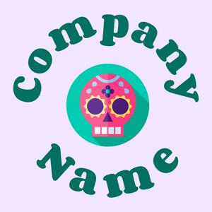 Caribbean Green Skull on a Magnolia background - Empresa & Consultantes