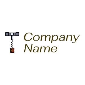 Metal Corkscrew logo on a White background - Abstrato