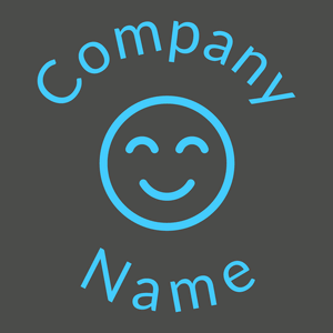 Happy logo on a Thunder background - Abstrait