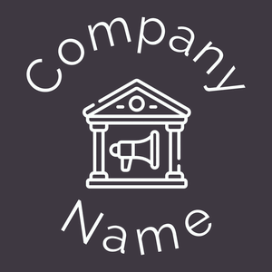 Marketing agency logo on a Grape background - Negócios & Consultoria