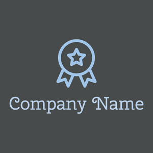 Medal logo on a Mako background - Domaine sportif