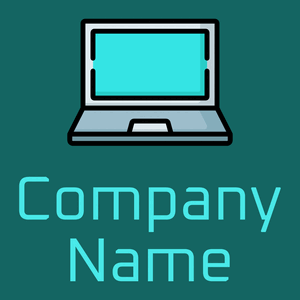 Laptop logo on a Blue Stone background - Empresa & Consultantes