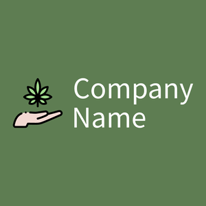 Cannabis logo on a Glade Green background - Médicale & Pharmaceutique