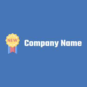 New logo on a Steel Blue background - Abstrait