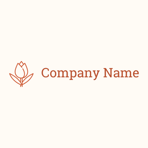 Tulip logo on a Floral White background - Meio ambiente