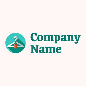 Coat check logo on a Snow background - Moda & Belleza