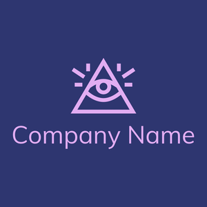 Illuminati logo on a Resolution Blue background - Religión