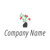 Logo de ramo de flores - Paisage Logotipo