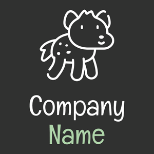 Hyena logo on a Oil background - Animals & Pets