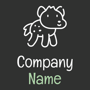 Hyena logo on a Oil background - Tiere & Haustiere