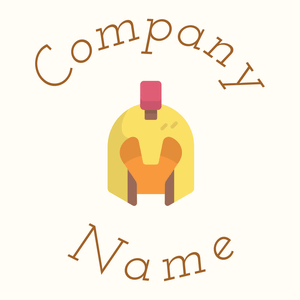 Gladiator logo on a Floral White background - Entertainment & Arts
