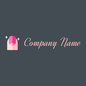 Nail logo on a Tuna background - Moda & Bellezza