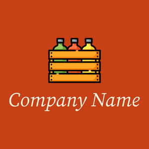 Juice logo on a Harley Davidson Orange background - Alimentos & Bebidas