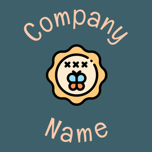 Badge logo on a Bismark background - Arte & Intrattenimento