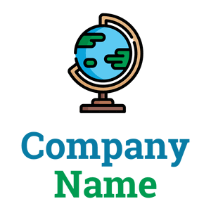 Earth logo on a White background - Medio ambiente & Ecología