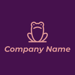 Frog logo on a Christalle background - Animales & Animales de compañía