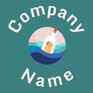 Bottle logo on a Calypso background - Kommunikation