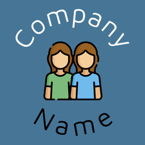 Couple logo on a Jelly Bean background - Partnervermittlung