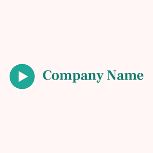 Play button logo on a Snow background - Negócios & Consultoria