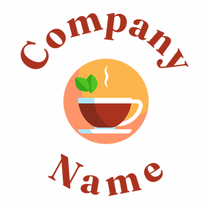 Black tea logo on a White background - Alimentos & Bebidas