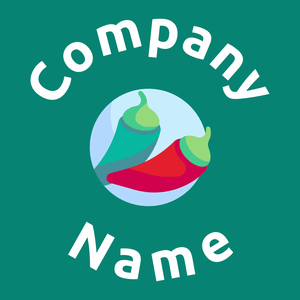 Jalapeno logo on a Pine Green background - Comida & Bebida