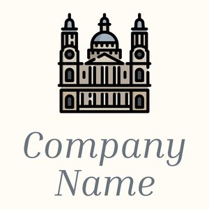 Saint paul cathedral on a Floral White background - Arquitetura