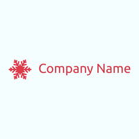 Snowflake logo on a Azure background - Abstrato