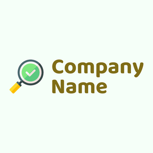 Checked logo on a Mint Cream background - Abstracto