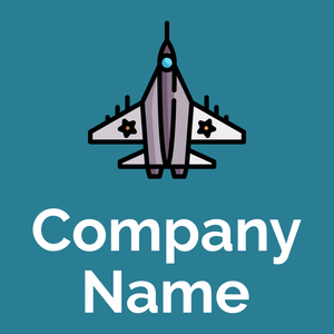 Jet plane logo on a Scooter background - Auto & Voertuig