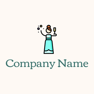 Woman logo on a Seashell background - Moda & Bellezza