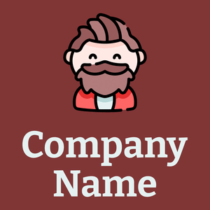 Hipster logo on a Tall Poppy background - Mode & Beauté
